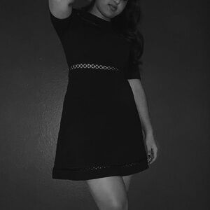 TOPSHOP Black Mini Dress